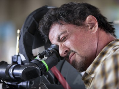 Sylvester Stallone sul set de I mercenari