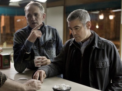 Anton Corbijn dirige George Clooney sul set di The American
