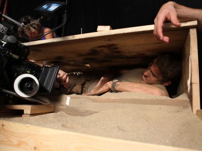 Ryan Reynolds sul set di Buried