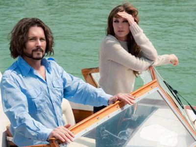 Angelina Jolie e Johnny Depp in The Tourist
