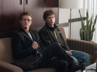 Justin Timberlake e Jesse Eisenberg in The Social Network