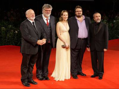 Carlo Mazzacurati e i suoi attori al Festival di Venezia
