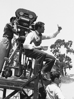 Orson Welles sul set di Quarto potere