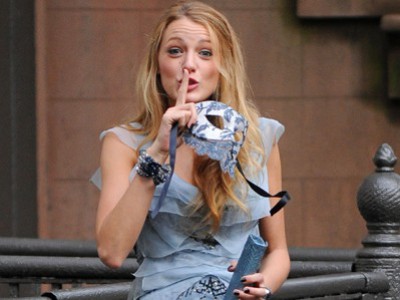 Blake sul set di Gossip Girl