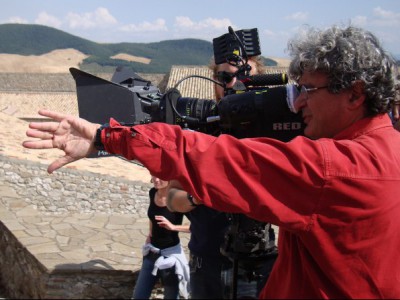 Mario Martone sul set di Noi Credevamo