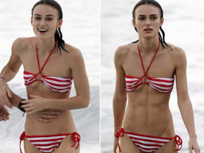 Keira al mare