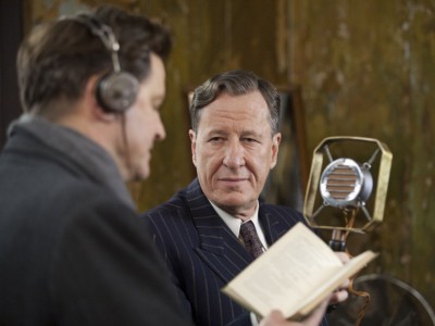 Colin Firth e Geoffrey Rush ne Il discorso del Re