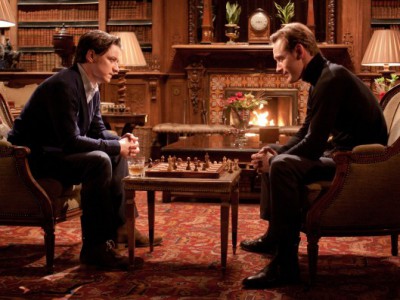 James McAvoy e Michael Fassbender in X-Men: First Class