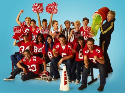 Il cast di Glee al completo