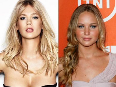 January Jones e Jennifer Lawrence