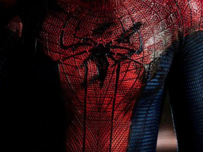 Particolare della nuova tuta di Spider-Man