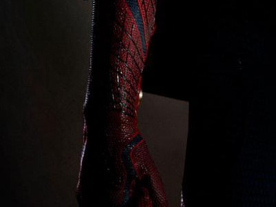 Particolare della nuova tuta di Spider-Man