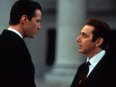 Keanu Reeves e Al Pacino in una scena de L'avvocato del diavolo