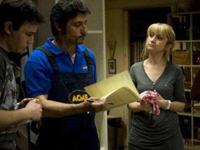 Emilio Solfrizzi e Luciana Littizzetto in Femmine contro maschi