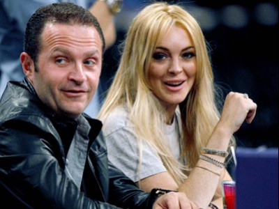 Lindsay Lohan alla partita dei Lakers