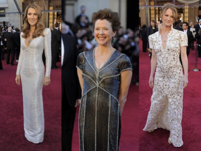 Celine Dion, Annette Bening, Melissa Leo