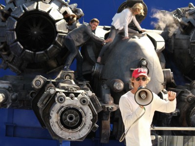Michael Bay sul set di Transformers: Dark of the Moon