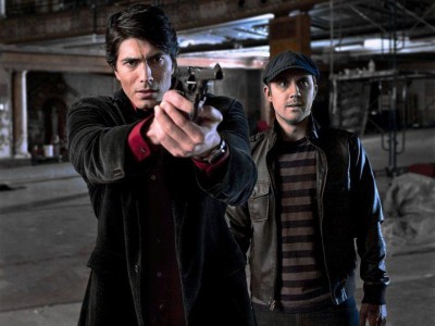 Brandon Routh e Sam Huntington in Dylan Dog