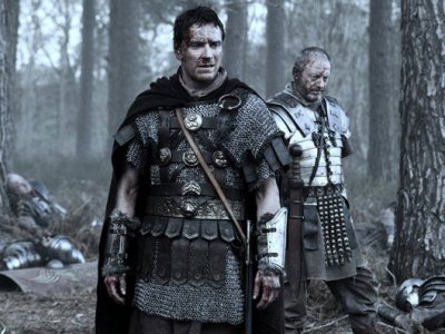 Michael Fassbender in una scena di Centurion