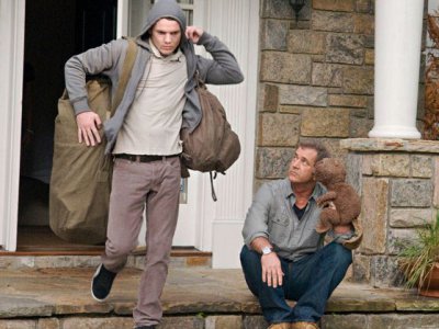 Anton Yelchin con papà Gibson