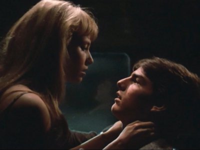 Rebecca De Mornay e Tom Cruise in una scena hot