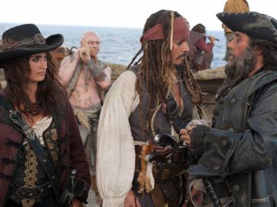 Una scena di Pirati dei Caraibi 4