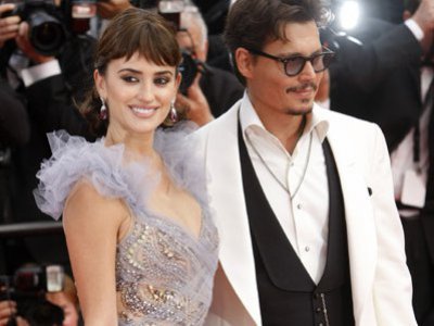 Penelope Cruz e Johnny Depp