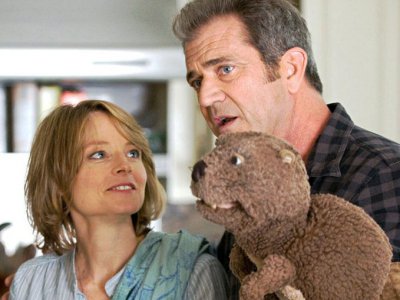 Jodie Foster e Mel Gibson sul set di Mr. Beaver