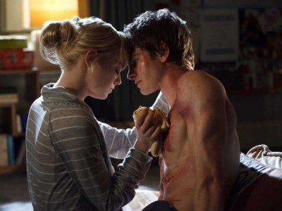 Emma Stone e Andrew Garfield in The Amazing Spider-Man