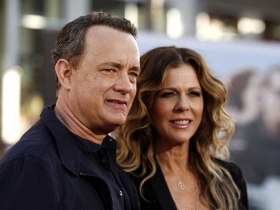 Tom Hanks e la moglie Rita Wilson alla première americana di Larry Crowne