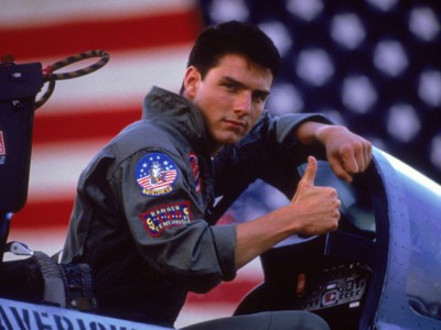 Tom Cruise in Top Gun