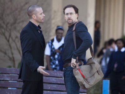 Cage insieme a Guy Pearce