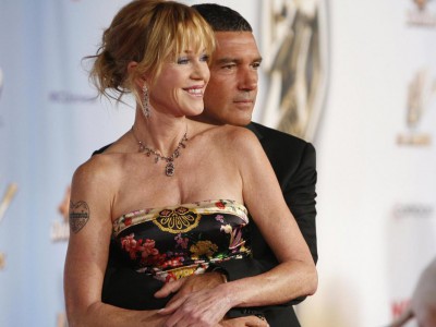 Antonio Banderas e la moglie Melanie Griffith