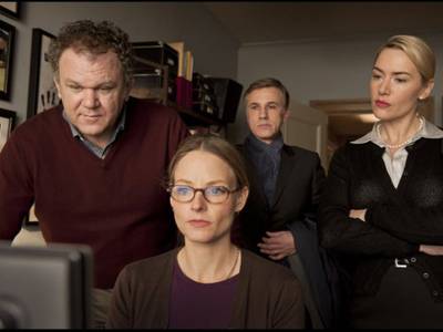 Jodie Foster, John C. Reilly, Christoph Waltz e Kate Winslet in Carnage