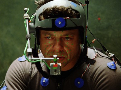 Andy Serkis sul set de L'alba del pianeta delle scimmie