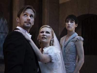 Dunst, Skarsgard e Gainsbourg in Melancholia