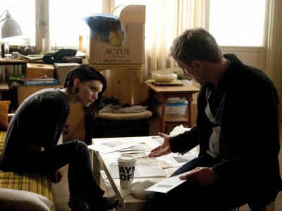 Rooney Mara e Daniel Craig in Millennium: Uomini che odiano le donne