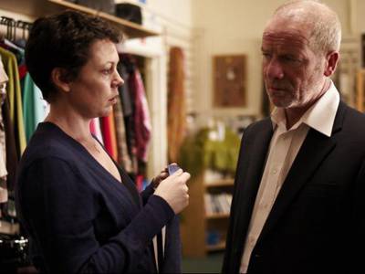 Olivia Colman e Peter Mullan in Tyrannosaur