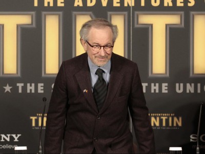 Steven Spielberg presenta Le avventure di Tintin a Bruxelles - Foto AP