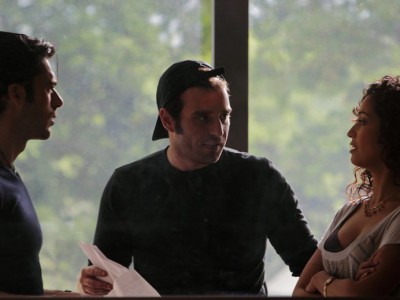 Alessio Maria Federici dirige Argentero e Akkari sul set di Lezioni di Cioccolato 2