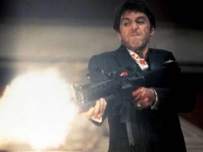 Al Pacino nello Scarface di De Palma