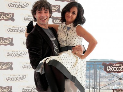 Luca Argentero e Nabina Akkari al photocall di Lezioni di cioccolato 2