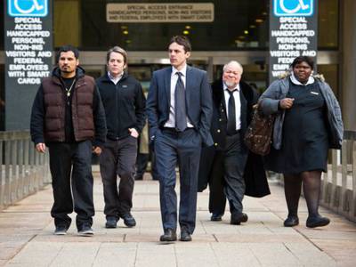 Il cast di Tower Heist