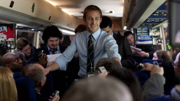 Recensione Le idi di marzo di George Clooney, Ryan Gosling in una scena