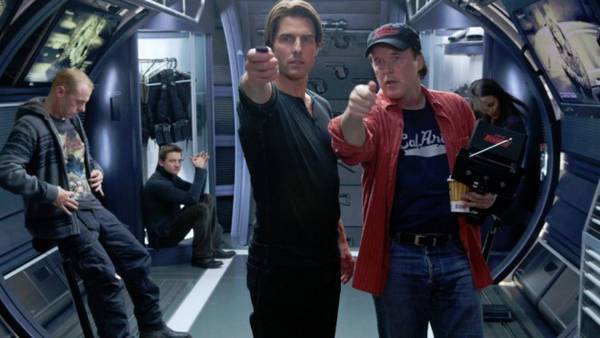 Mission Impossible Protocollo fantasma, intervista esclusiva a Brad Bird - Bird sul set con Tom Cruise
