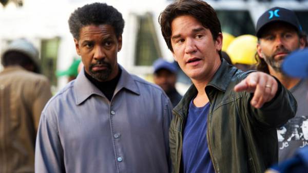 Denzel Washington intervista esclusiva Safe House - L'attore con il regista Espinosa