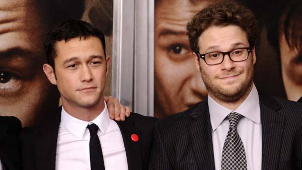 50 e 50 Jonathan Levine regista intervista. Seth Rogen e Joseph Gordon-Levitt alla première di 50 e 50