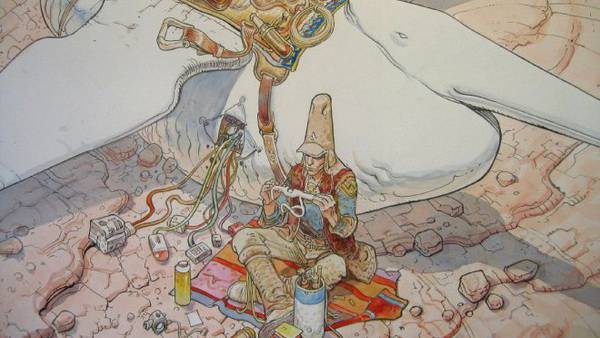 Moebius morte filmografia - Una vignetta di Arzach