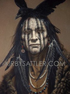 Johnny Depp Lone Ranger look Tonto - I Am Crow di Kirby Sattler