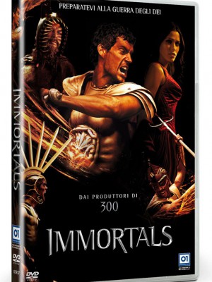 Immortals clip esclusiva DVD Blu-Ray Tarsem Cavill Rourke - Il packshot del DVD